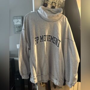 Gray free people mvmt Sweater
